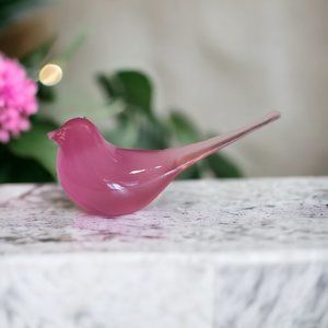 Mid Century Modern Modwing Bird Figurine 3d Resin Eames 60s SMALL Purple